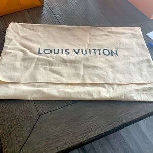 Authentic XL Louis Vuitton dust bag